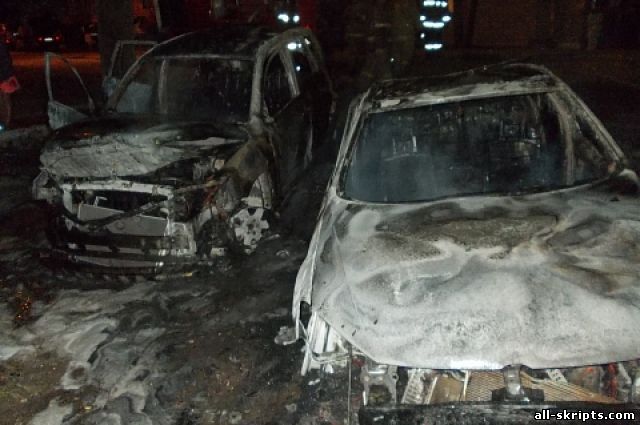 В Тольятти сгорело пять автомобилей